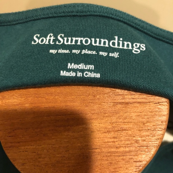 Soft Surroundings Dark Teal Tunic! - Picture 4 of 10